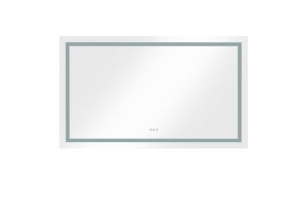 48 x 36 Inch LED Mirror Bathroom Vanity Mirrors with Lights, Wall Mounted Anti-Fog Memory Large Dimmable Front Light Makeup Mirror