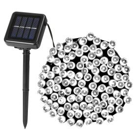 Solar String Lights LED Solar Power Fairy String Light 22M 200 LEDs 8 Lighting Mode White Light Waterproof Starry String Lights Christmas Wedding