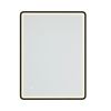 32 x 24 in. Rectangular Black Framed Wall-Mount Anti-Fog LED Light Bathroom Vanity Mirror