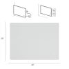 40 x 28 in. Large Rectangular Frameless Wall-Mount Anti-Fog LED Light Bathroom Vanity Mirror