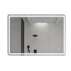 40 x 28 in. Large Rectangular Frameless Wall-Mount Anti-Fog Bluetooth LED Light Bathroom Vanity Mirror