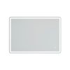 40 x 28 in. Large Rectangular Frameless Wall-Mount Anti-Fog Bluetooth LED Light Bathroom Vanity Mirror