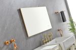 42x 24Inch LED Mirror Bathroom Vanity Mirror with Back Light, Wall Mount Anti-Fog Memory Large Adjustable Vanity Mirror