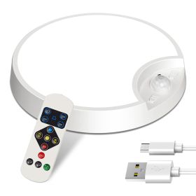 1Pc Rechargeable Motion Sensor Ceiling Light Dimmable LED Ceiling Light With Remote Timer 3 Light Colors 3 Modes For Stairs Garage Bathroom (Option: 1Pc)