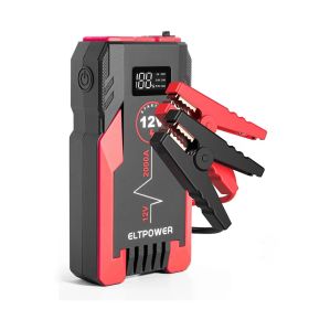 Car Jump Starter Booster with LED Flashlight for Outdoor Emergency (Type: Styel B, Color: As pic show)